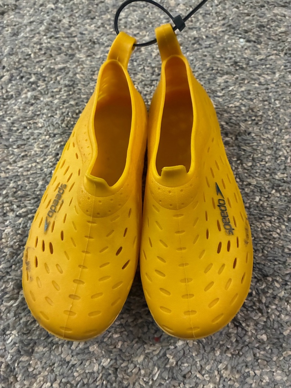 Speedo Yellow Slip-On Swim Shoes